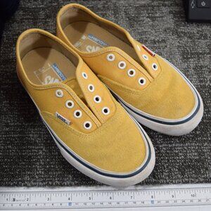 Childrens‎ Big Kids Vans Old Skool Yellow Skate Shoes Sneakers Size 3.5 Y